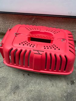 Red Hard Shell Pet Travel Carrier