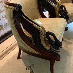 Maitland Smith Swan Chairs 