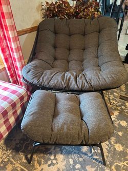 Swing Chair with ottoman