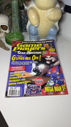 Vintage January 1995 Vol 8 Issue 4 Game Players Sega Nintendo Mario Sonic Magazine