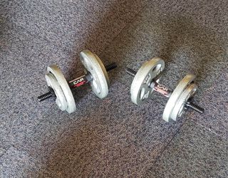 70lb total weight dumbbell set (BRAND NEW)