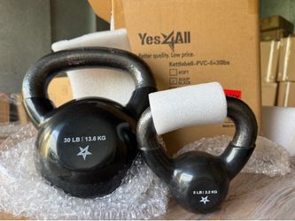 Brand new kettlebell 30/5 lb set