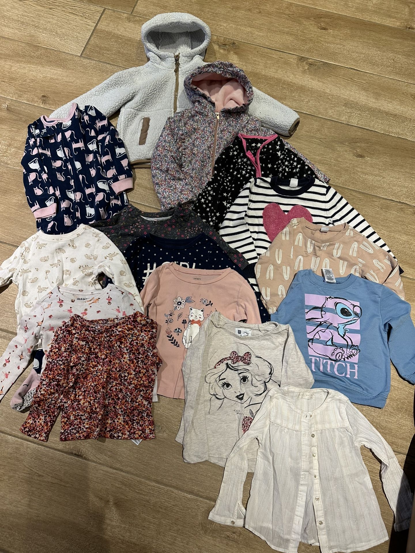 Girls Clothes 3-4T Sweaters, PJ, Long Sleeve Shirts *check all listings