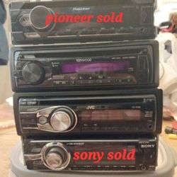 Car Stereos $40 Each Tested Good In My Car  Descriptions Below