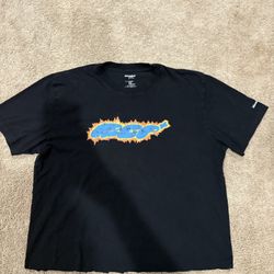 Frank Ocean Blonded Prep+ Tour T-Shirt Adult Large, Black, Short Sleeve