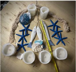 16 Piece Sea Items Decor 
