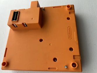 (RARE) Orange GameCube Gameboy Player Accessory (RARE)