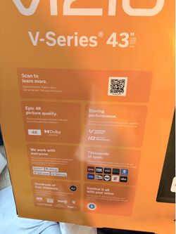 Vizio V Series 43’ 4k smart tv