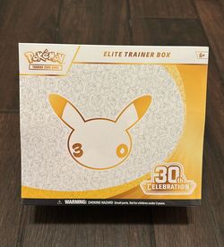 Pokémon Cards 30th Celebration ETB $160
