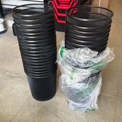 Metal Trash Bins