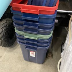 Rubbermaid roughneck storage tubs 18 gallon