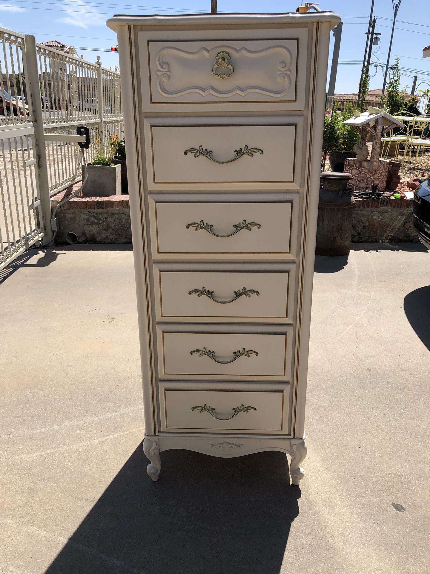 Lingerie 6 Drawer Chest Shabby Chic Vintage " Lea Furniture" Beautiful Excellent