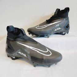 Nike Alpha Menace Elite 3 Flyknit Black Football Cleats
