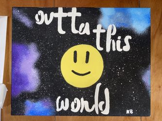 “Outta This World” Acrylic Painting