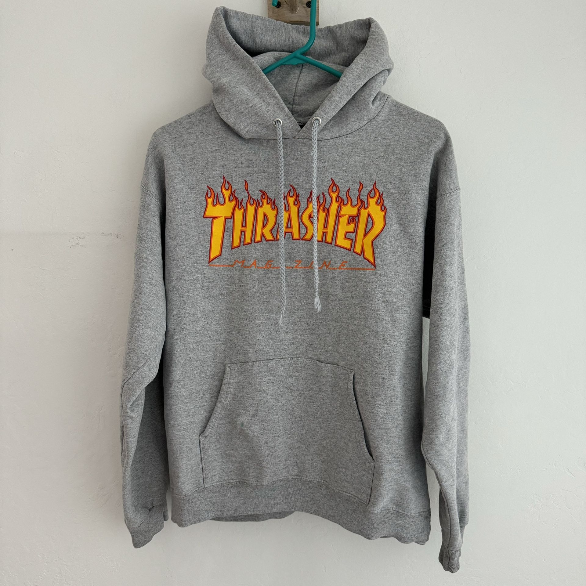 Thrasher Flame Hoodie Size Small