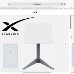 Starlink residential Dish, Monitor & Kit