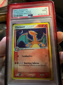 Charizard ex power keepers holo psa 9