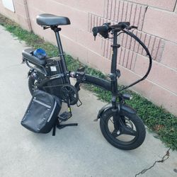 22mph 30miles range. Folding Electric bike ebike e-bike with 2 Seat. Brand is Super EBike $420 the lowest or $1,000 OR closer offer. All work 100% com