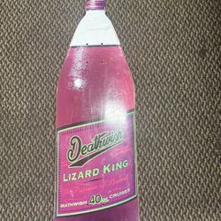 DEATHWISH SKATEBOARDS Deathwish Lizard King Purple Passion Cruiser Deck 