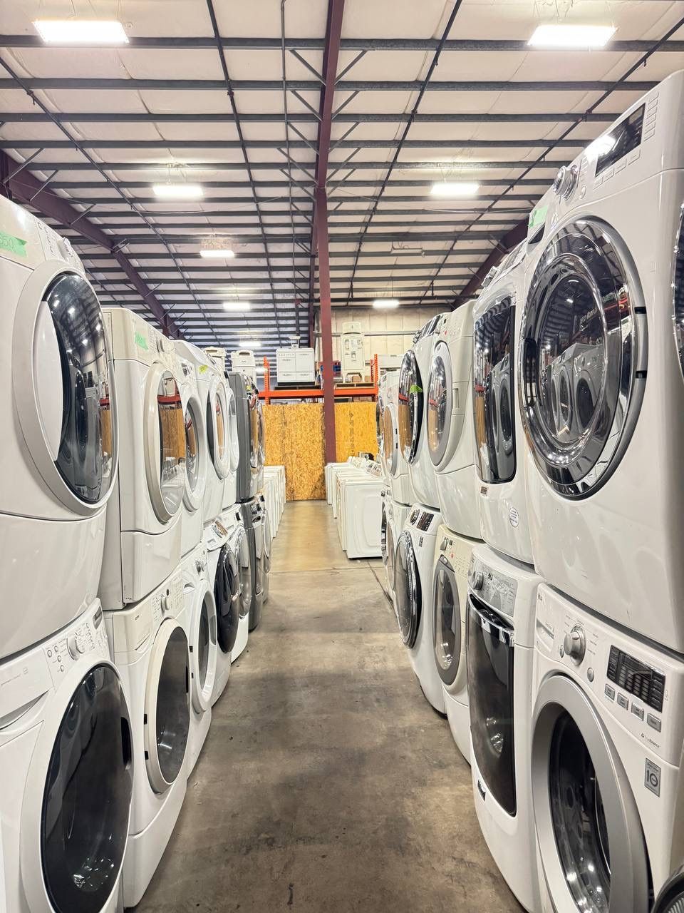 LAUNDRY SETS FRONT TOP LOADS WASHING MACHINES DRYERS ELECTRIC GAS STOVES RANGES WALL OVENS ETC. WARRANTY DELIVERY