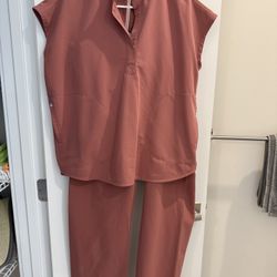 Figs Rafaela Scrub Top & Livingston Pant