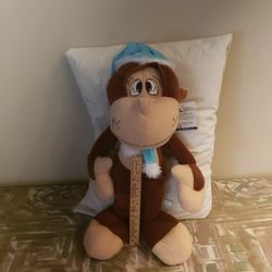 Winter Holiday Monkey Plush Doll