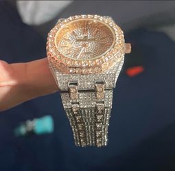 Rose Gold Moissinite Watch