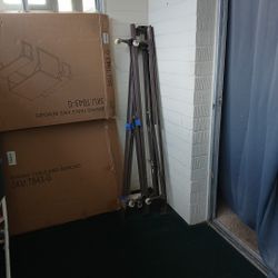 Steel twin bed frames - two sets