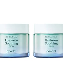 Goodal Heartleaf Hyaluron Soothing Cream, 2.53 fl oz, 2-pack
