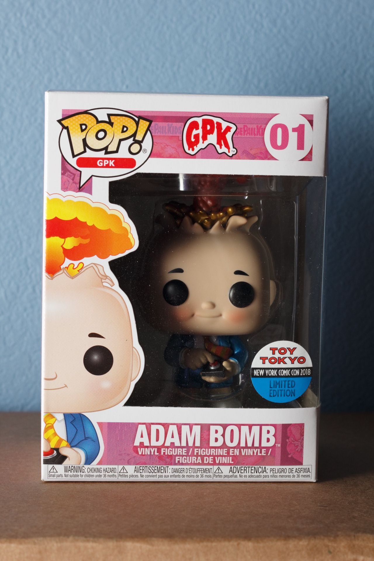 Funko Pop! Adam Bomb Metallic Figure #01 Toy Tokyo NYCC 2018