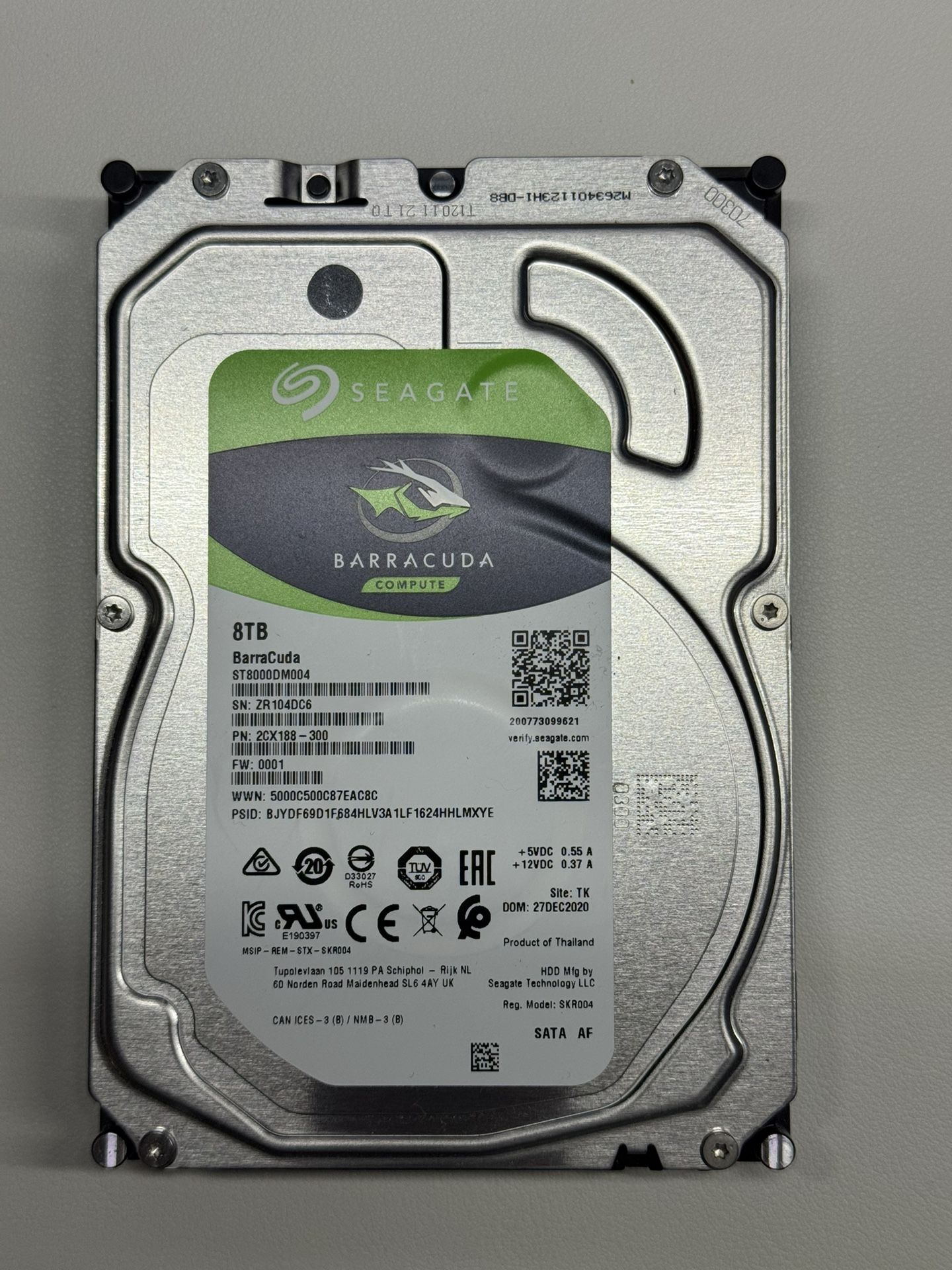 Barracuda 8 TB 3.5 Inch Hard Drive