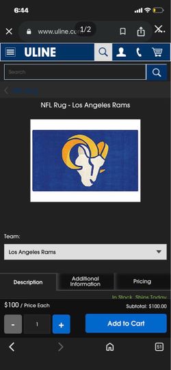 LA RAMS RUG