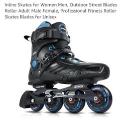 Inline Skates for Women Men, Outdoor Street Blades Roller Adult Male Female
