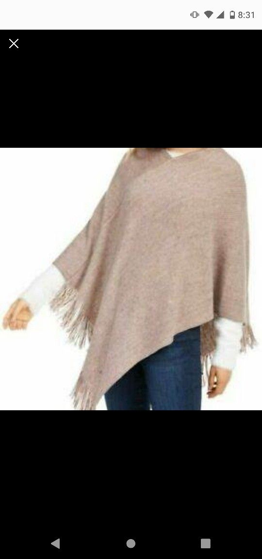 Cejon
Back to Basics Poncho. NEW WITH TAGS