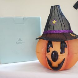 Partylite Mr. Pumpkin Head Candle Holder