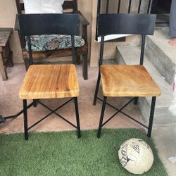 Wooden Metal Chairs