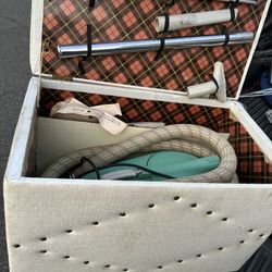 Old School Floor Vaccum With Storage Case