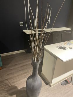 Tall Blue/Green Vase $50