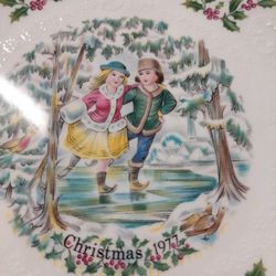 1977 Christmas Royal Dalton plate.