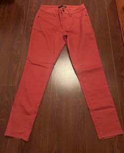 Coral Red Skinny Jeans