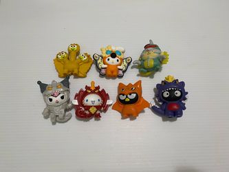 Hello Kitty Godzilla McDonalds Happy Meal Toy Figures #2-8 no box