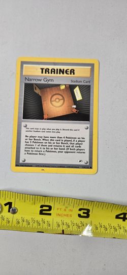 Narrow Gym Trainer Stadium Card