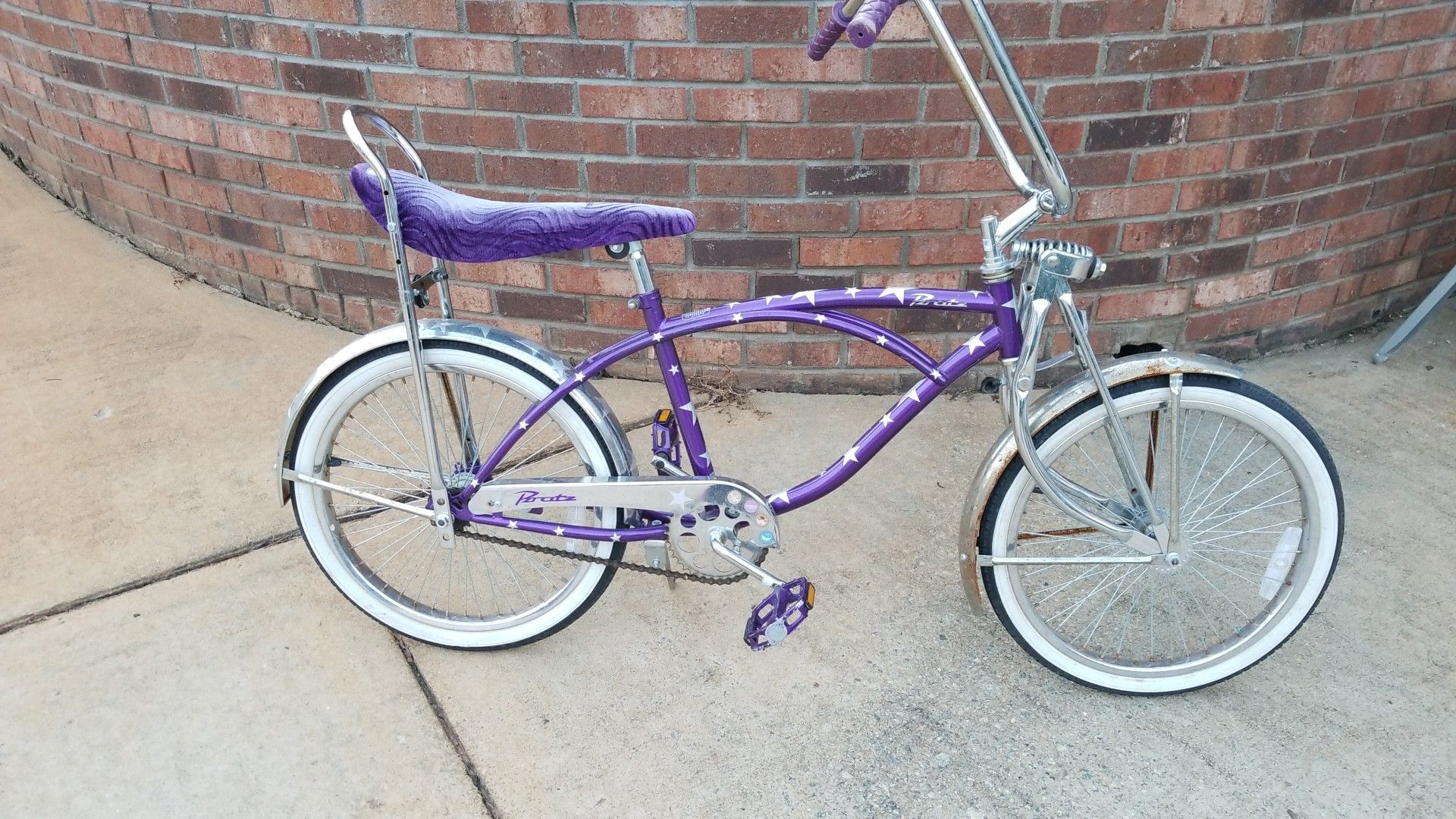 Purple BRATZ Lowrider Bicycle Stars