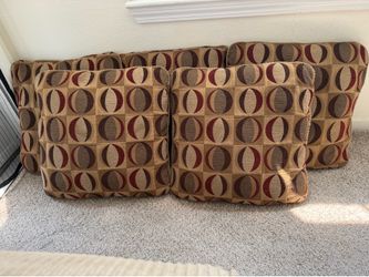 Square Throw Pillows (Set of 5)