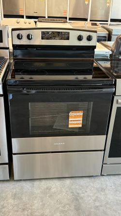 Amana 30” Stainless Steel Freestanding Electric Range