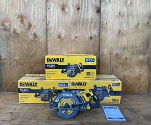 Dewalt 7-1/4” Worm Drive Style Saw Kit With Brake 60v Brushless Skill Saw Model DCS577 (Tool Only)