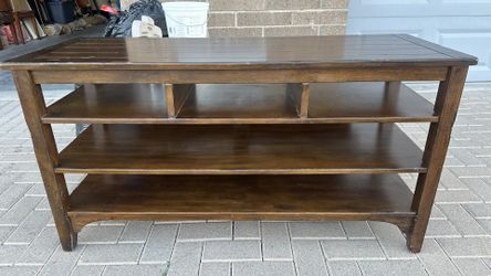 Real Wood Entertainment Center