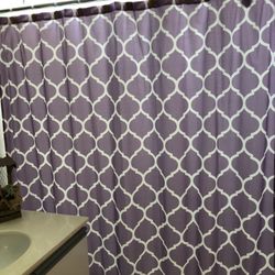 Shower Curtain With The Hooks