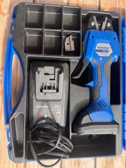 Commercial Grade Battery Operated Wire Crimping Tool- 1.5mm-2mm Steel Wire Railing Tooling