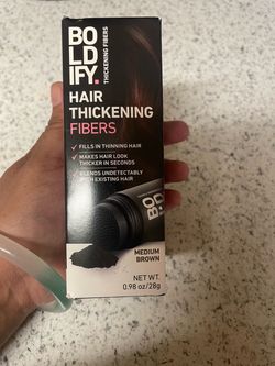 Boldify Hair Thickening Fibers Medium Brown